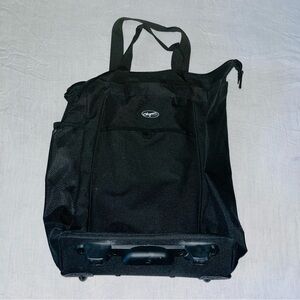 Olympia U.S.A. Deluxe Rolling Shopper Tote - Black